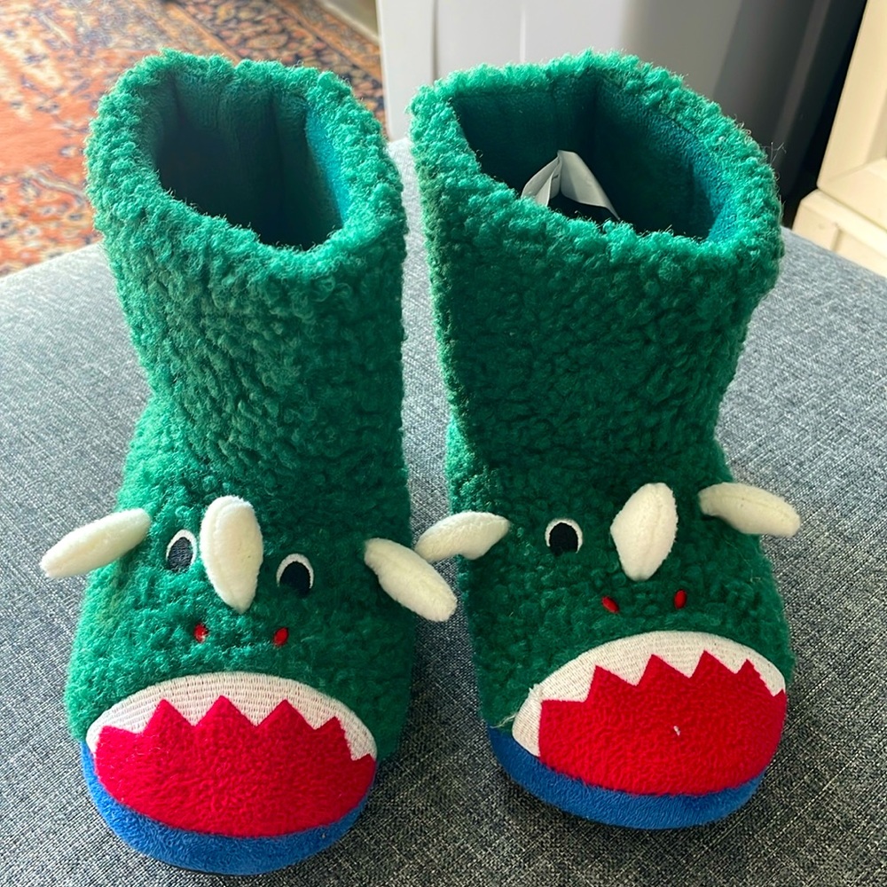 Totes Toddler Dino Slippers 13-1